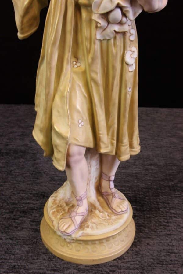 Large Pair Antique Royal Dux Figures - Image 11
