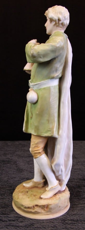 Antique Royal Dux Figure of Young Man Antique Antique Ceramics 7