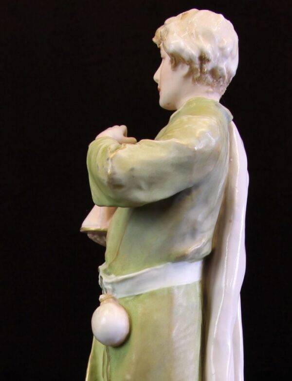Antique Royal Dux Figure of Young Man Antique Antique Ceramics 8