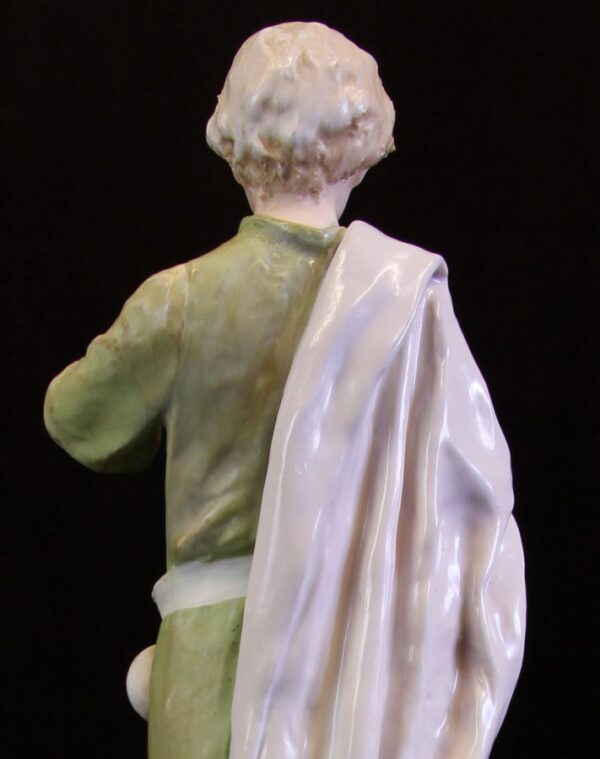 Antique Royal Dux Figure of Young Man Antique Antique Ceramics 10