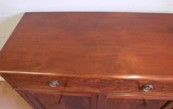 Antique Mahogany Georgian Style Chiffonier Sideboard Base - Image 12