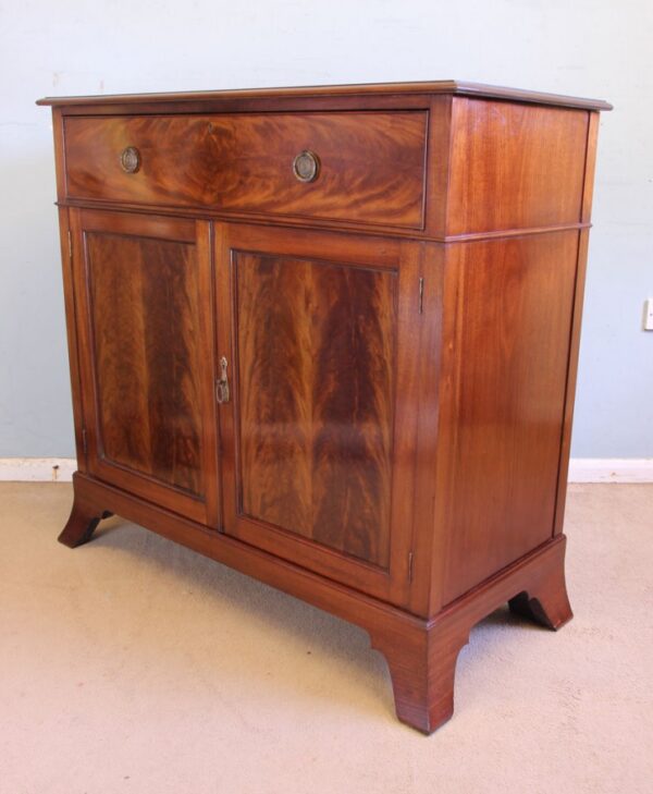 Antique Mahogany Georgian Style Chiffonier Sideboard Base - Image 3