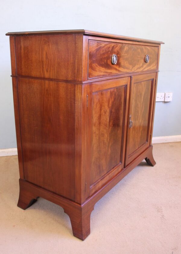 Antique Mahogany Georgian Style Chiffonier Sideboard Base - Image 4