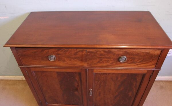 Antique Mahogany Georgian Style Chiffonier Sideboard Base - Image 6