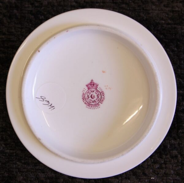Antique Royal Worcester Blush Ivory Lidded Jar Antique Antique Ceramics 11