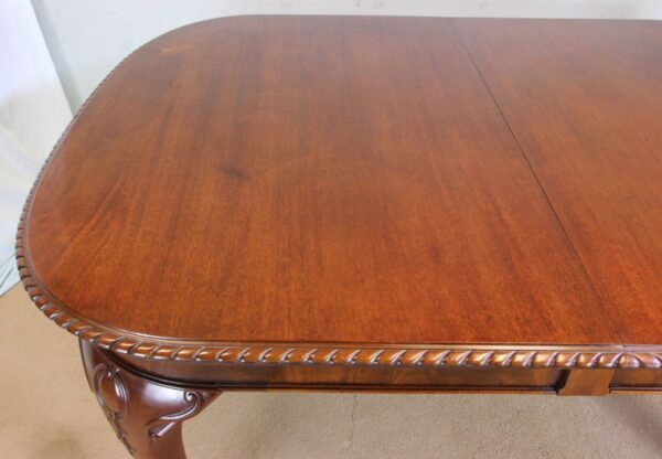 Antique Large Mahogany Extending Dining Table - Image 15