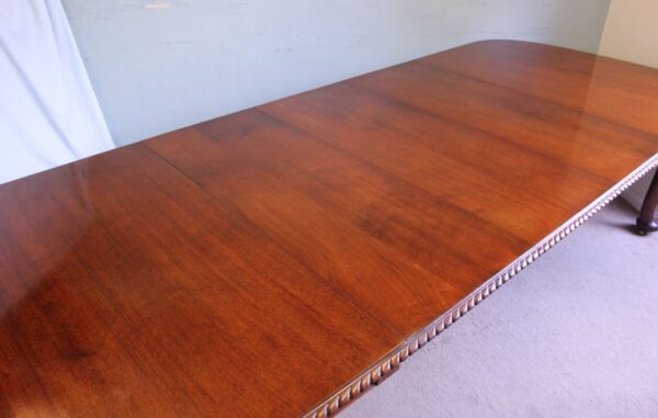 Antique Large Mahogany Extending Dining Table - Image 2