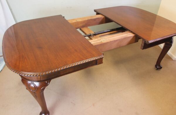 Antique Large Mahogany Extending Dining Table Antique Mahogany Furniture Antique Furniture 6