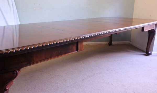 Antique Large Mahogany Extending Dining Table Antique Mahogany Furniture Antique Furniture 8