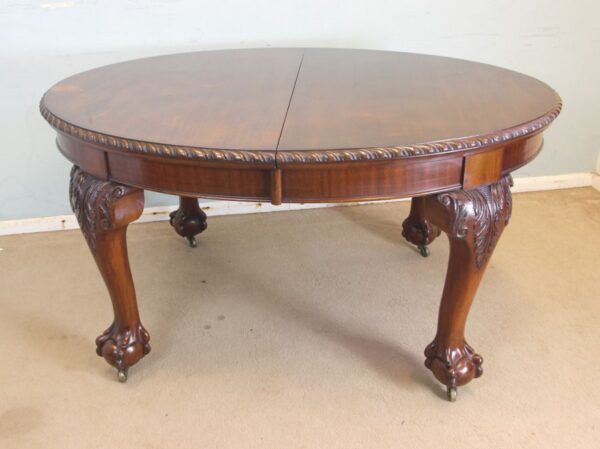Antique Mahogany Extending Dining Table - Image 3