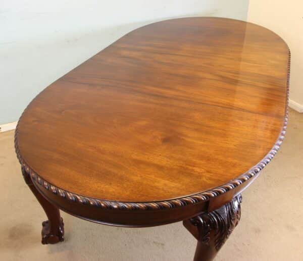 Antique Mahogany Extending Dining Table - Image 7