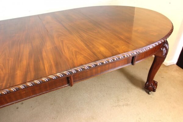 Antique Mahogany Extending Dining Table - Image 8