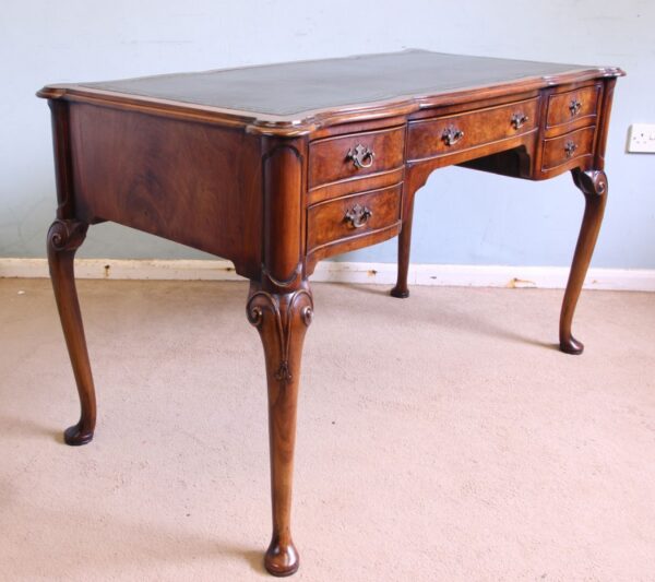 Antique Quality Burr Walnut Writing Desk desk Antique Desks 5