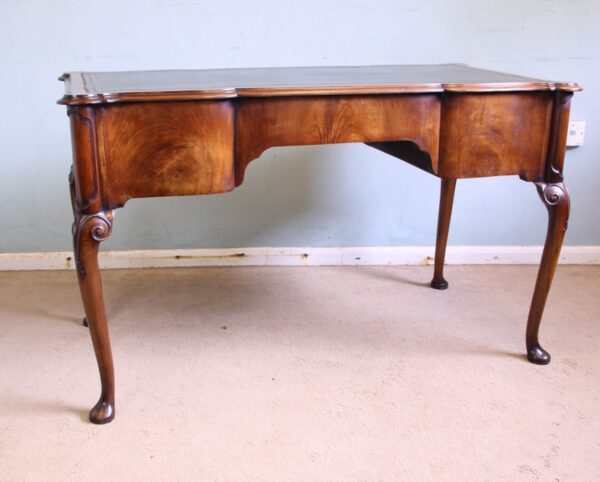 Antique Quality Burr Walnut Writing Desk - Image 5