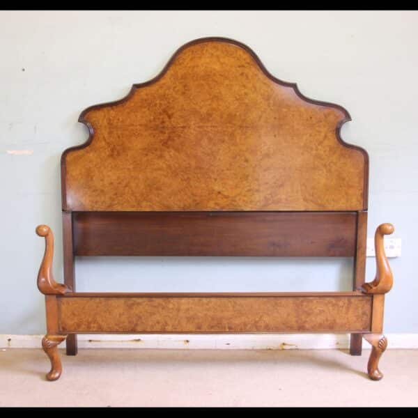 Burr Walnut Double Bed