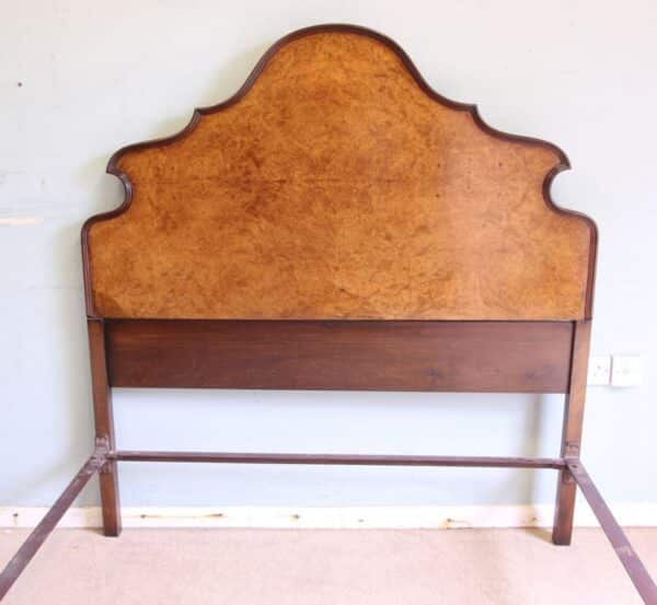 Burr Walnut Double Bed - Image 5