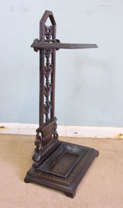 Antique Cast Iron Umbrella Stick Stand - Image 4