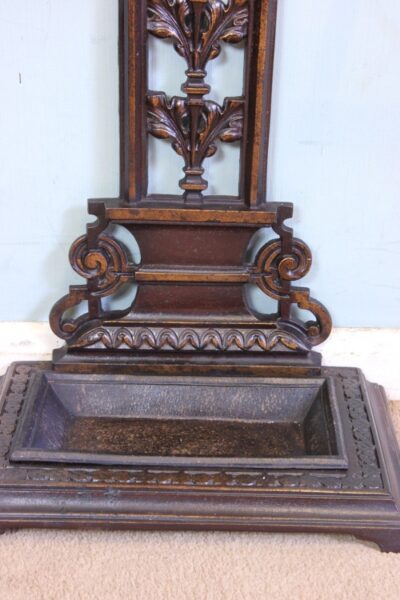 Antique Cast Iron Umbrella Stick Stand - Image 6