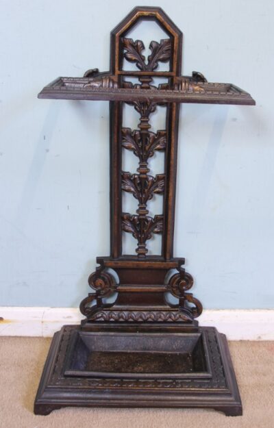 Antique Cast Iron Umbrella Stick Stand - Image 10