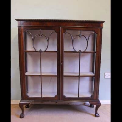 Antique Mahogany Glazed Display Cabinet.