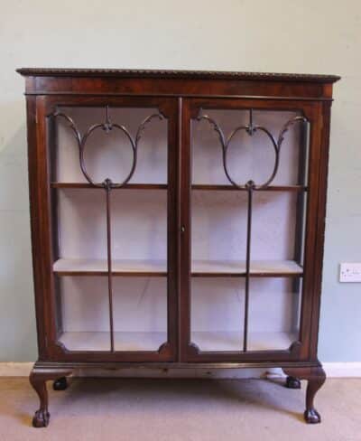 Antique Mahogany Glazed Display Cabinet. - Image 2