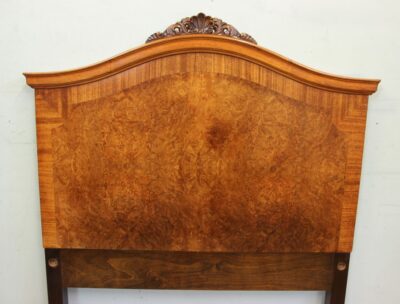 Antique Pair of Figured Walnut Single Headboards beds Antique Beds 6