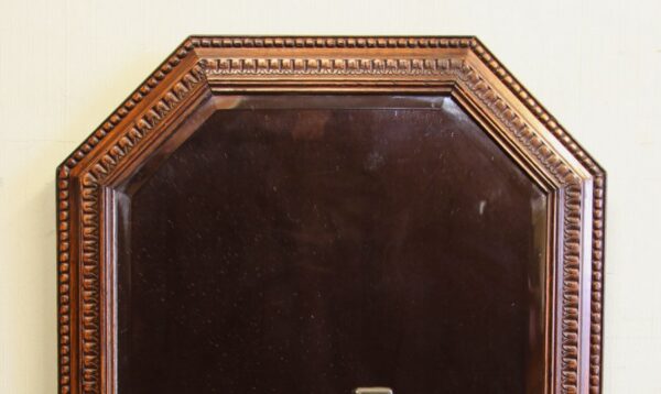 Oak Framed Overmantel Wall Mirror Antique Antique Mirrors 6