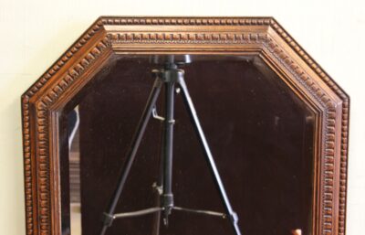 Oak Framed Overmantel Wall Mirror - Image 5