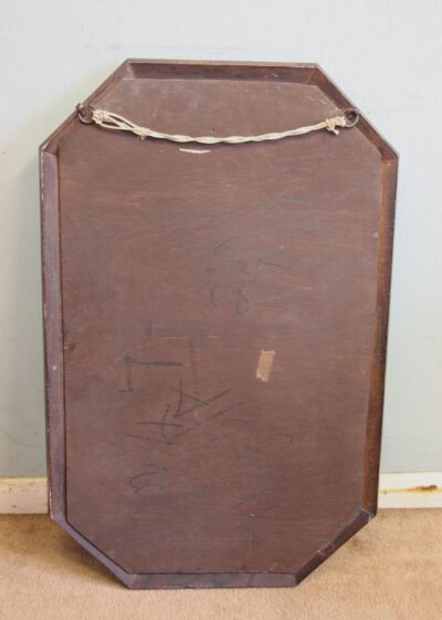 Oak Framed Overmantel Wall Mirror - Image 6