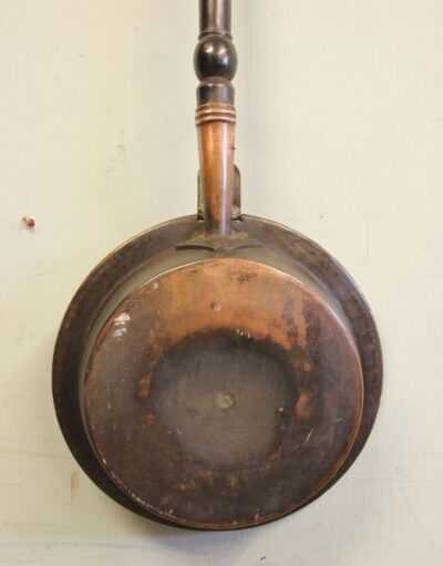Antique Victorian Copper Bed Warming Pan - Image 7