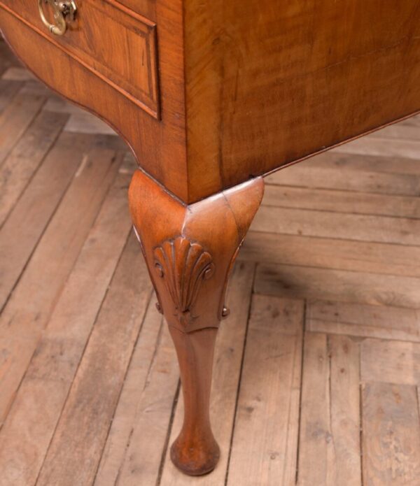 Wonderful Edwardian Figured Walnut Writing Desk SAI2050 - Image 9
