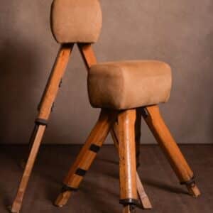 Matching pair or Gymnastic pommel horses SAI1371 Antique Furniture