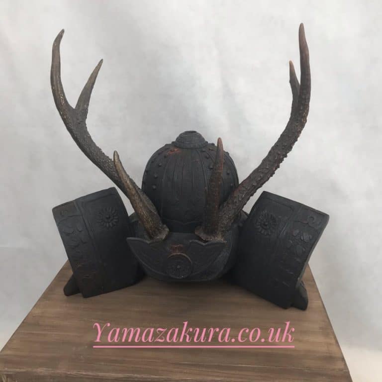 Kabuto katanakake , helmet shaped sword stand japanese samurai Antique Furniture Kabuto katanakake , helmet shaped sword stand