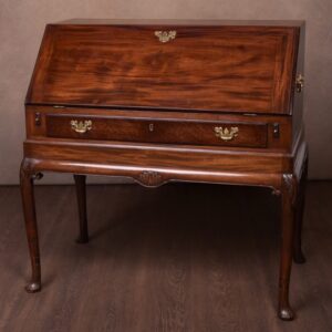 George III Style Mahogany Bureau On Stand By Muirhead And Moffat Of Glasgow SAI1690 Antique Furniture