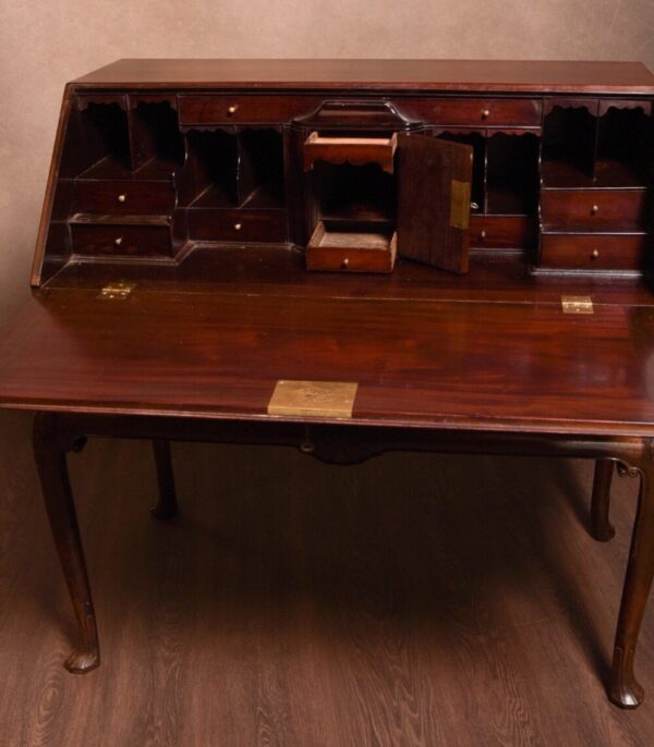 George III Style Mahogany Bureau On Stand By Muirhead And Moffat Of Glasgow SAI1690 - Image 19