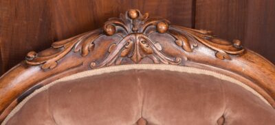 Stunning Victorian Walnut Parlour Settee And Two Chairs SAI1835 - Image 7