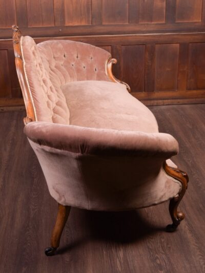 Stunning Victorian Walnut Parlour Settee And Two Chairs SAI1835 - Image 11