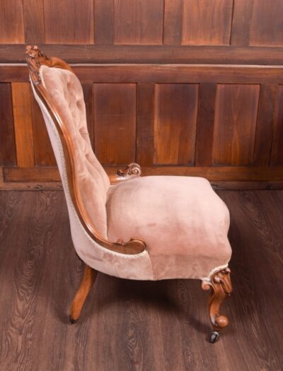 Stunning Victorian Walnut Parlour Settee And Two Chairs SAI1835 - Image 19