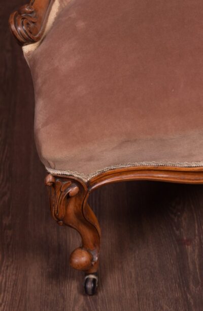 Stunning Victorian Walnut Parlour Settee And Two Chairs SAI1835 - Image 23