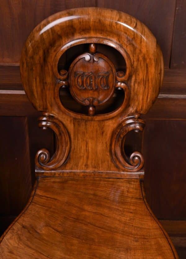 19th Century Country House Carved Walnut Hall Suite SAI1881 Antique Furniture 27