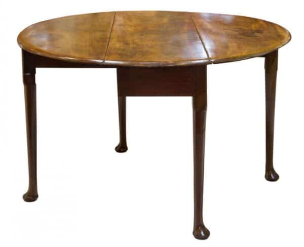 18thc mahogany pad foot drop-leaf table Antique Furniture 7