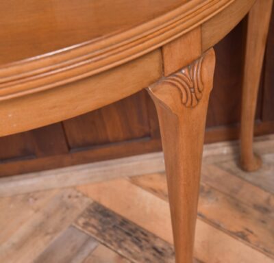 Edwardian Demi-lune Mahogany Fold Over Tea Table SAI1939 - Image 4