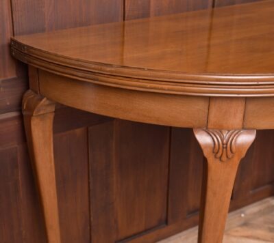 Edwardian Demi-lune Mahogany Fold Over Tea Table SAI1939 - Image 5