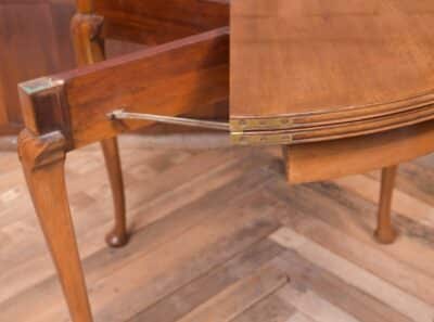 Edwardian Demi-lune Mahogany Fold Over Tea Table SAI1939 - Image 8