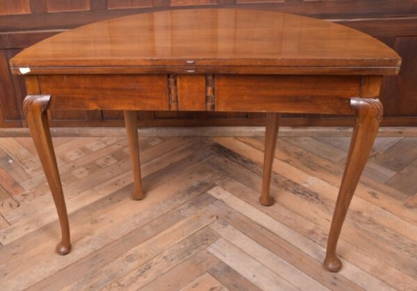 Quality Edwardian Demi-lune Mahogany Fold Over Tea Table SAI1939 Antique Furniture 13