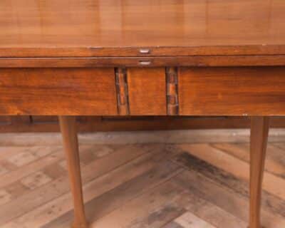Edwardian Demi-lune Mahogany Fold Over Tea Table SAI1939 Antique Furniture 14