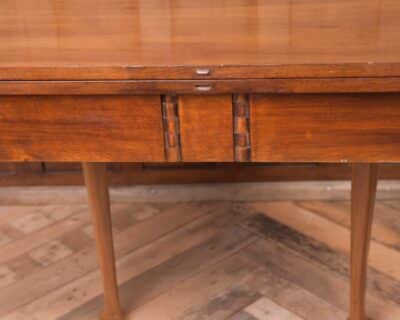 Edwardian Demi-lune Mahogany Fold Over Tea Table SAI1939 - Image 12