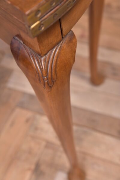 Edwardian Demi-lune Mahogany Fold Over Tea Table SAI1939 - Image 13