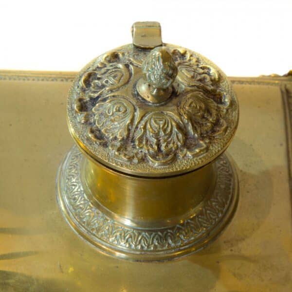 19thc gentlemans inkstand & blotter - Image 2