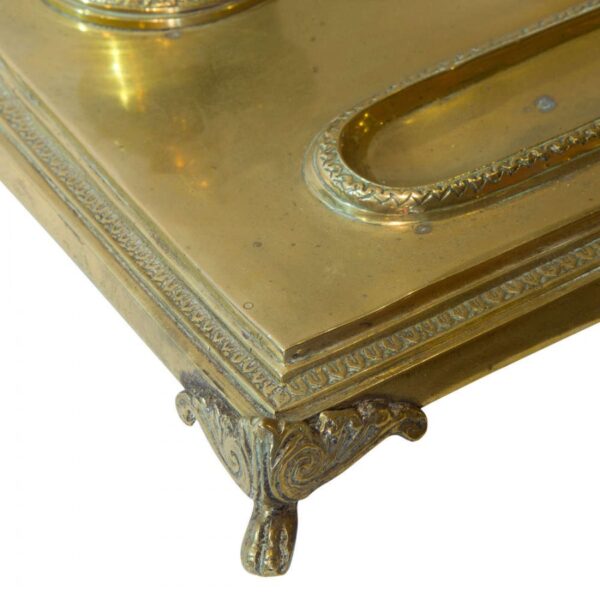 19thc gentlemans inkstand & blotter Antique Furniture 9